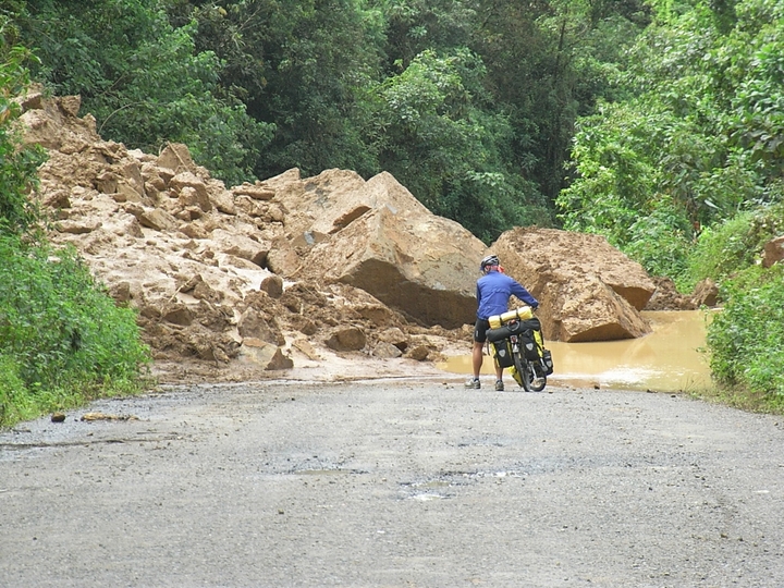Bergsturz vor Marcala - Ecuador